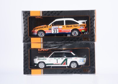 Lot 264 - IXO 1:18 Scale Rally Car Models