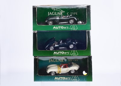 Lot 270 - AUTOart Classic Division 1:18 Scale Jaguar Models