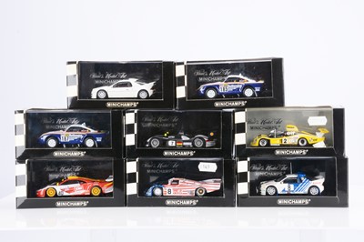 Lot 287 - Minichamps 1:43 Scale Competition & Racing Car Models