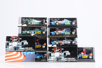 Lot 306 - Minichamps 1:43 Scale Formula 1 Benetton Models