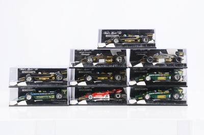 Lot 307 - Minichamps 1:43 Scale Formula 1 Lotus Models