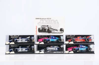 Lot 308 - Minichamps 1:43 Scale Formula 1 Brabham Models