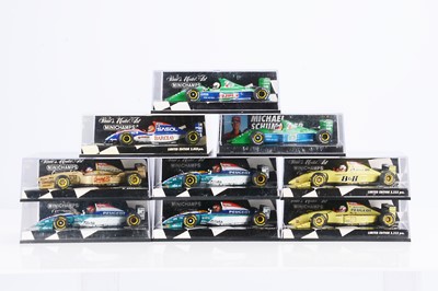 Lot 312 - Minichamps 1:43 Scale Formula 1 Jordan Models