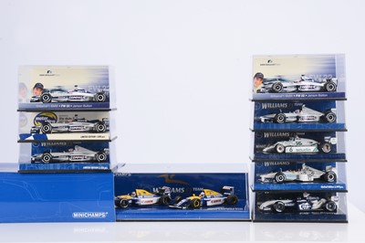 Lot 316 - Minichamps 1:43 Scale Formula 1 Williams F1 Team Models