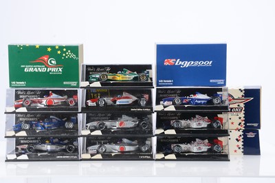 Lot 322 - Minichamps 1:43 Scale Formula 1 Models