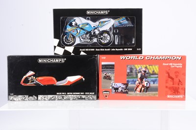 Lot 330 - Minichamps 1:12 Scale Motorcycle Models