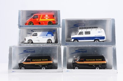 Lot 349 - Spark 1:43 Scale Ford Transit Van Models