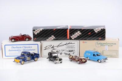 Lot 359 - 1:43 Scale White Metal Models