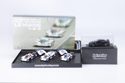 Lot 365 - HPI Racing 1:43 Scale Porsche 956 LH 1982 24 Hours Le Mans 1-2-3