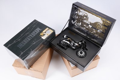 Lot 371 - Modern Corgi 1:12 Scale Famous Motorcycle Models From Film