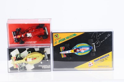 Lot 375 - Modern 1:43 Scale Signed Formula 1 Models