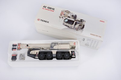 Lot 380 - Conrad 1:50 Scale Terex AC 100/4L All Terrain Crane