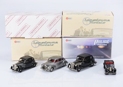 Lot 383 - 1:43 Scale White Metal Models