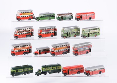 Lot 388 - White Metal Kit Built 1:76 Scale Vintage Public Transport Models