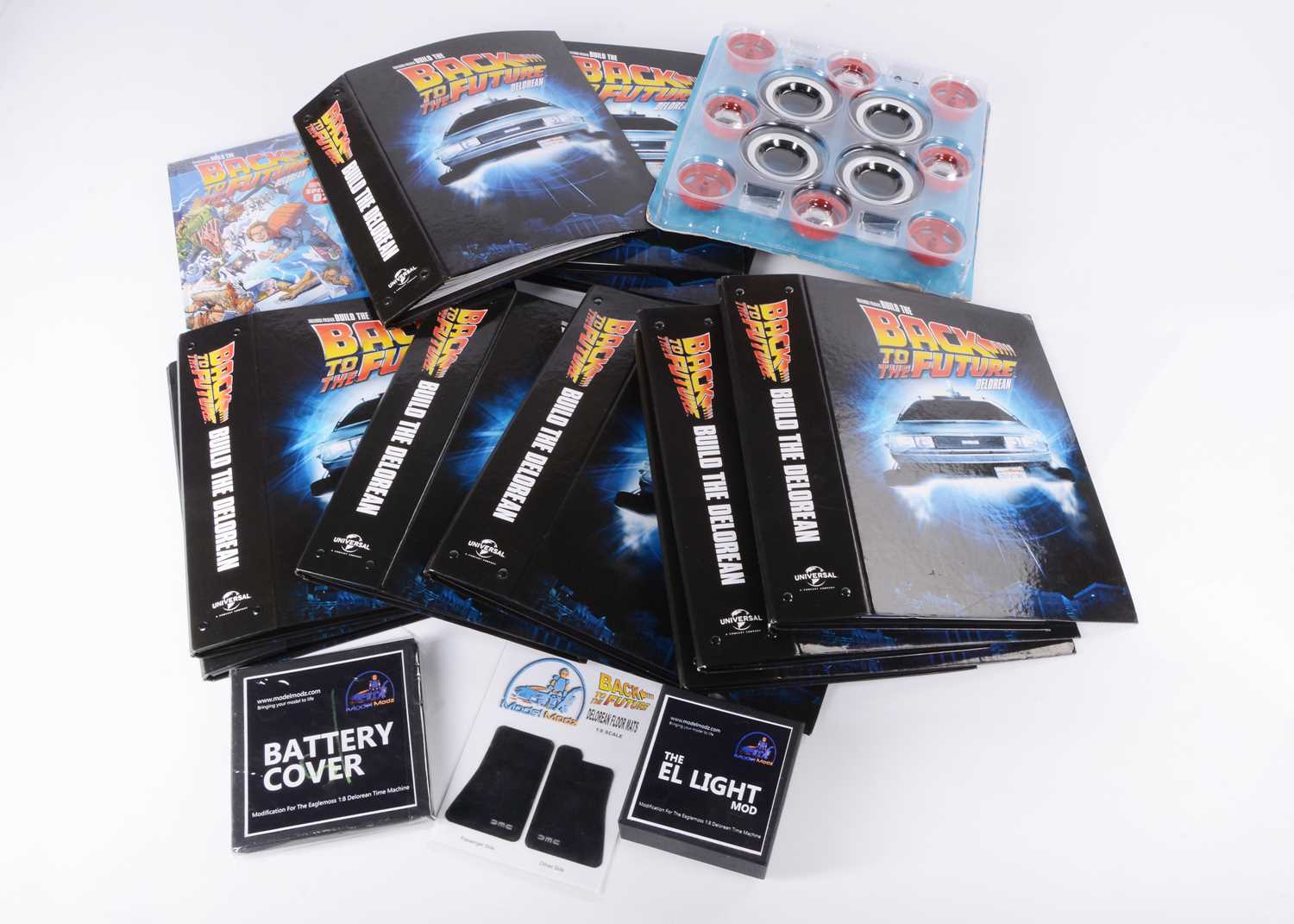 Lot 395 - Eaglemoss 1:8 Scale Back To The Future The DeLorean Partworks Kit