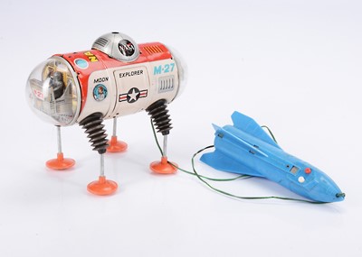 Lot 406 - A Yonezawa (Japan) Tinplate Battery-Operated Moon Explorer M-27