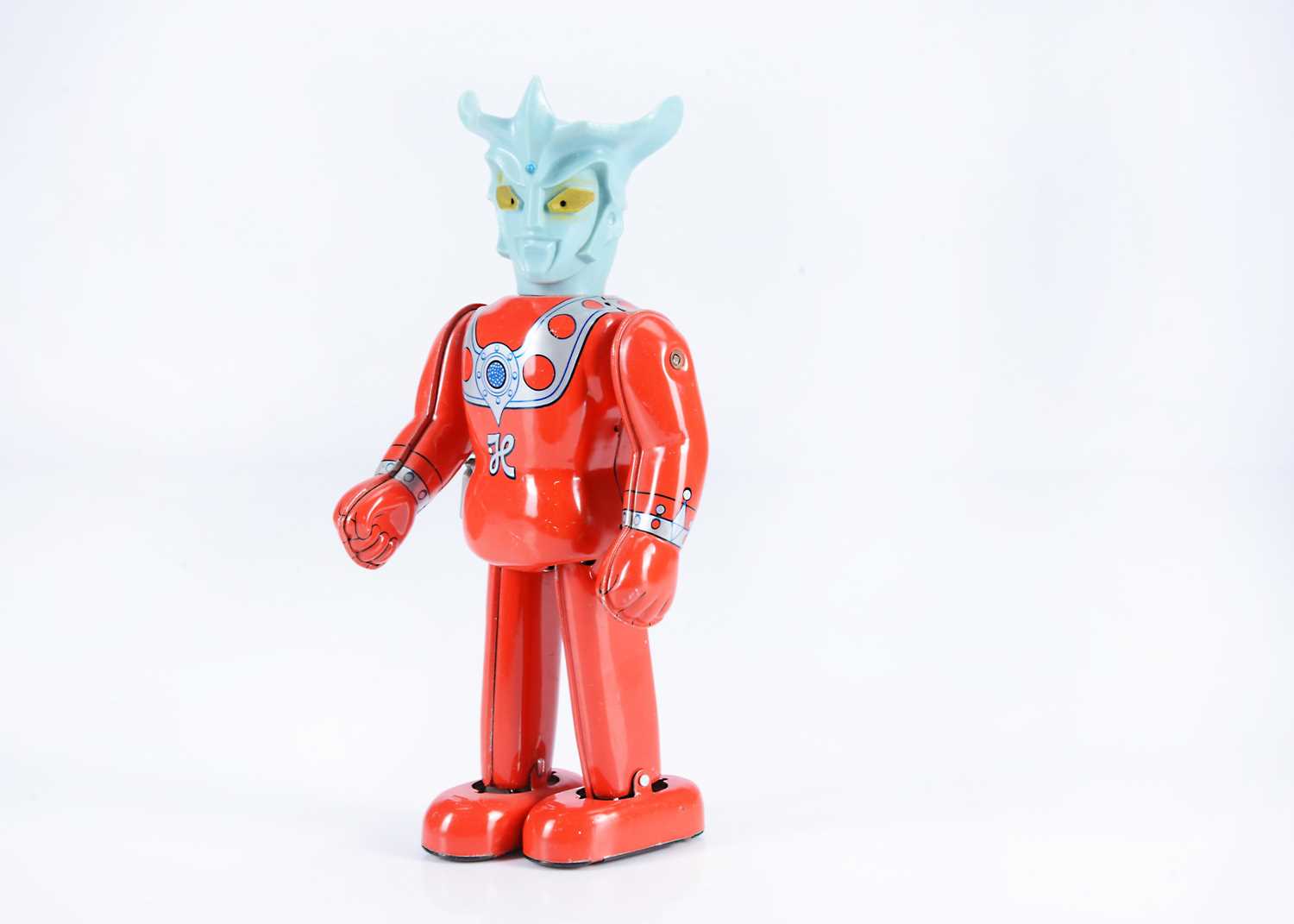 Lot 407 - A Bullmark (Japan) Tinplate Clockwork Walking Ultraman Leo