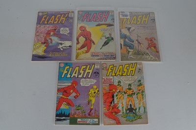 Lot 455 - DC Comics The Flash Volume One 1960s Issues (5)
