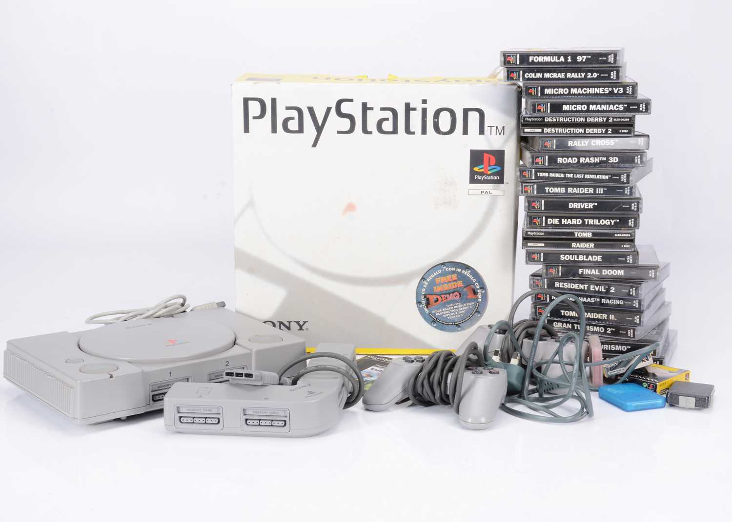 Lot 471 - Sony PlayStation (PS1) Games Console & Games