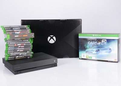 Lot 476 - Xbox One X Project Scorpio Edition Games Console & Games