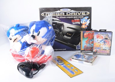 Lot 480 - A Sega Mega Drive 16-Bit Games Console