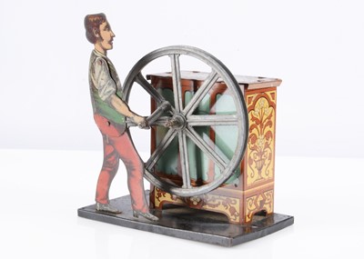 Lot 550 - A Georges Carette Tinplate Working Model Organ Grinder No.195/20