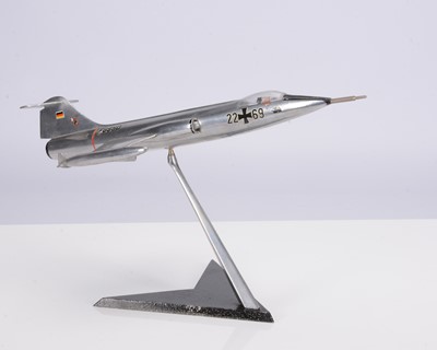 Lot 579 - A 1960s FomAer (Italy) 1:48 Scale German Air Force Lockheed F-104 Starfighter Desk Model
