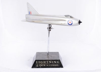 Lot 581 - A Westway Models 1:48 Scale English Electric Lightning Display Model