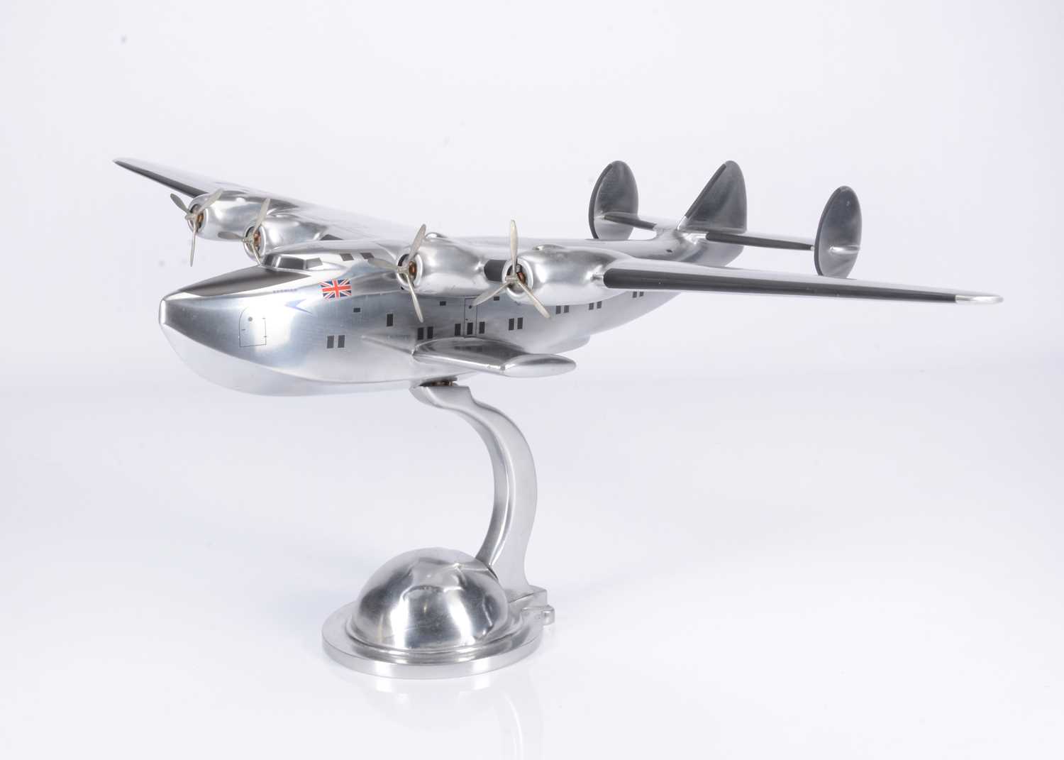 Lot 588 - A Large & Impressive Paul Benn 1:50 Scale Boeing 314 Clipper Flying Boat 'Berwick' Display Model