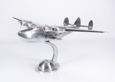Lot 588 - A Large & Impressive Paul Benn 1:50 Scale Boeing 314 Clipper Flying Boat 'Berwick' Display Model