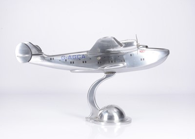 Lot 588 - A Large & Impressive Paul Benn 1:50 Scale Boeing 314 Clipper Flying Boat 'Berwick' Display Model