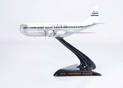 Lot 593 - A Paul Benn 1:75 Scale BOAC Boeing 377 Stratocruiser "Caledonia" Display Model