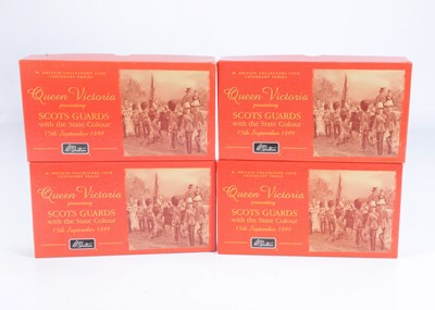 Lot 616 - Britains Band Set 5994 - Tenor Horn, Trombone, Clarinet (4)