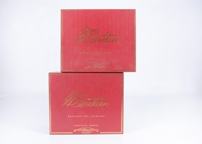 Lot 631 - Britains Centenary Series boxed sets 00073, and 00074 Mounted Band of the Lifeguards set 1, and set 2
