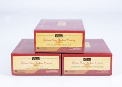 Lot 647 - W. Britain Victoria Cross - Indian Mutiny series boxed 2pce sets comprising 43093 British, 43094 Sepoys