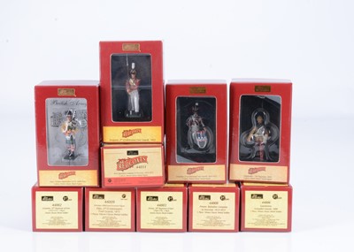Lot 653 - W.Britain History of the British Army Redcoats series of individually boxed figures, (10 figures)