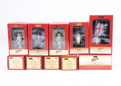 Lot 657 - W.Britain History of the British Army Redcoats series of individually boxed figures, (10 figures)