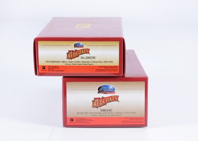 Lot 669 - W.Britain History of the British Army Redcoats series boxed figures (2)