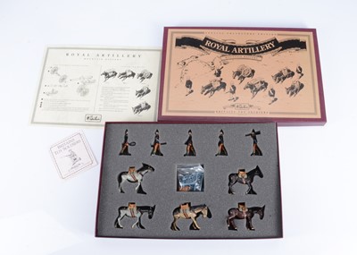 Lot 681 - W.Britain boxed set 8857 Royal Artillery Mountain Battery