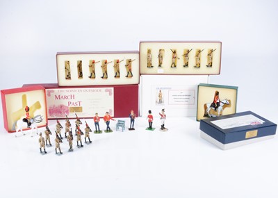 Lot 685 - Various non-Britains boxed sets of military figures, (tray load)