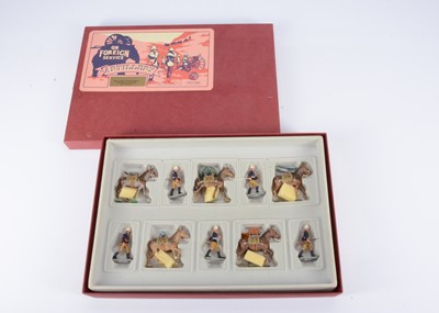 Lot 697 - HM of GB white metal Royal Artillery Mountain Battery North West Frontier 1890 set 1 'Advance'