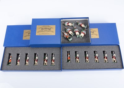 Lot 734 - Marlborough Military Models Delhi Durbar series 2 X 6pce boxed set D122 Rajput Warriors, with additional loose set