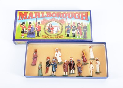 Lot 735 - Marlborough Military Models Delhi Durbar series 12 pce set D6 Indian Civilians