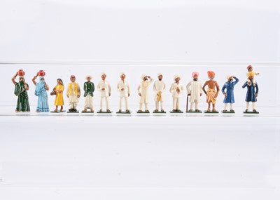 Lot 737 - Marlborough Military Models Delhi Durbar series loose Indian Civilians from set D6
