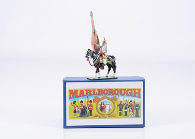 Lot 749 - Marlborough Military Models boxed Delhi Durbar series individual parade figure D129 Mounted Flag Bearer Cutch