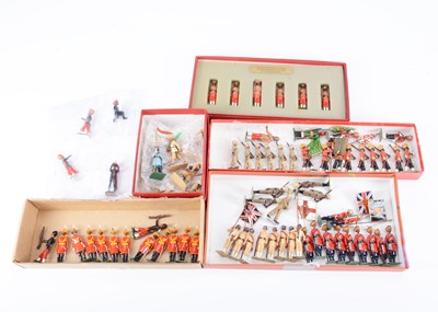 Lot 752 - A lot of British Indian Army foot figures by various makers including Heritage Models and Tradition, comprising Steadfast Ludhiana Sikhs Colour Party (9)