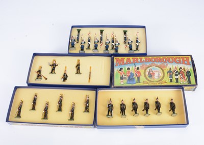 Lot 756 - Various British military figures by Marlborough Military Models comprising MF19 21st Empress of India's Own Lancers on Parade (12 inc 2 officers)