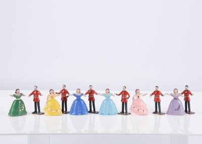 Lot 766 - Marlborough Military Models set M18 Victorian Military Ball figures