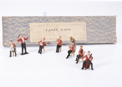 Lot 769 - Charbens lead 7pce Dance Band complete with (6) chairs and lid and base of box
