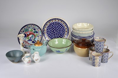 Lot 26 - An Alison Appleton stoneware infuser teapot